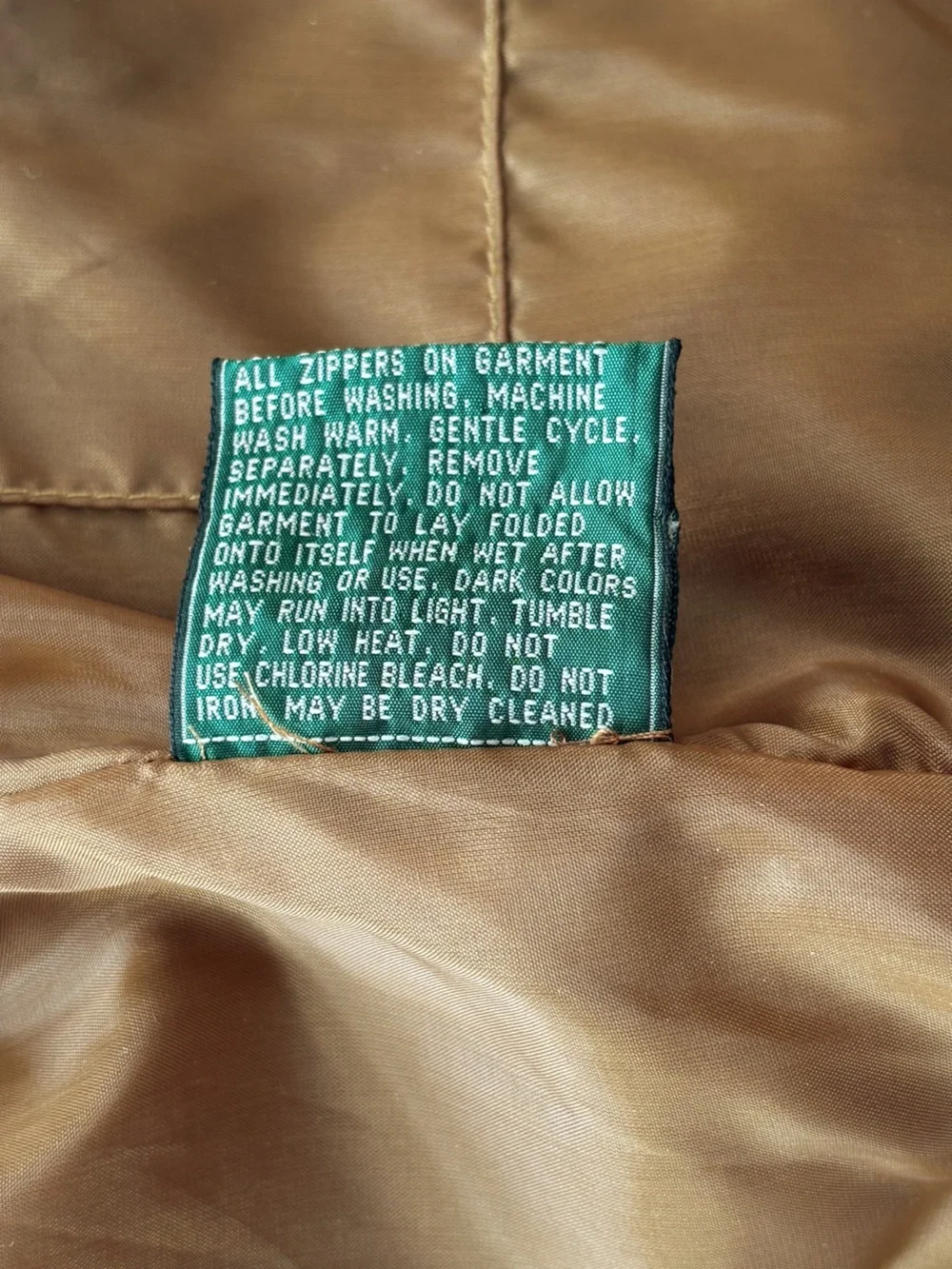 Field & Stream Vintage 80’s/90’s Vantage Cloth Tan/Ochre field jacket | Large